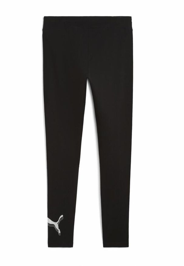Puma - Spodnie legginsy damskie PUMA ESS METALLIC bawełniane. Kolor: wielokolorowy, czarny, szary. Materiał: bawełna