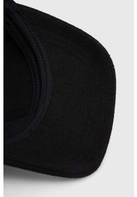Karl Lagerfeld czapka z daszkiem kolor czarny z aplikacją. Kolor: czarny. Wzór: aplikacja #3