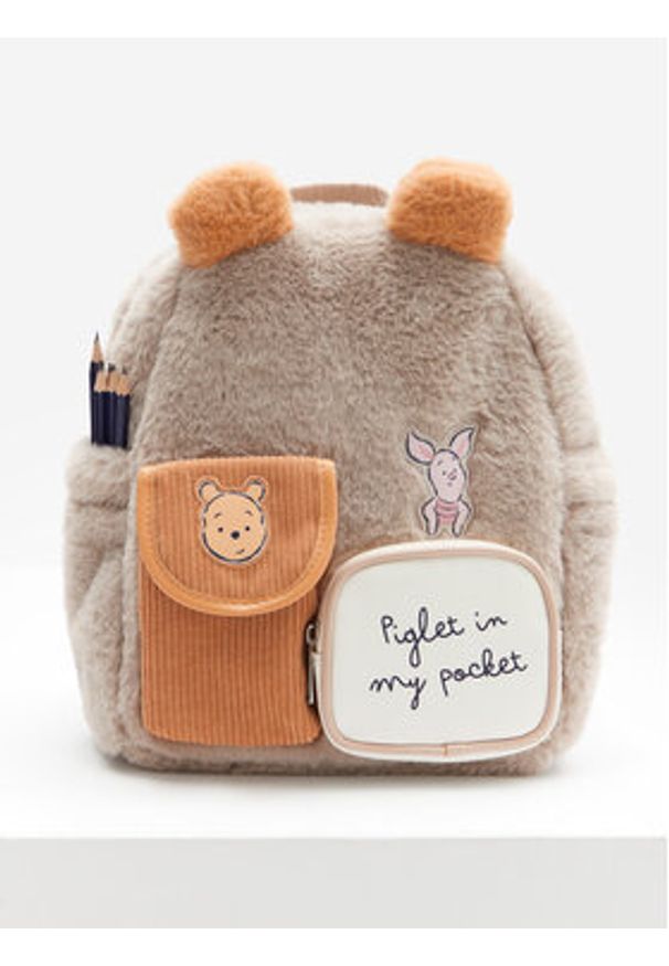Winnie The Pooh Plecak CEO-ACCCS-AW25-202WTP Brązowy. Kolor: brązowy. Materiał: materiał