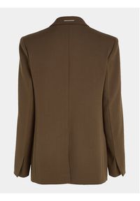 Calvin Klein Marynarka K20K206715 Brązowy Regular Fit. Kolor: brązowy. Materiał: syntetyk #3