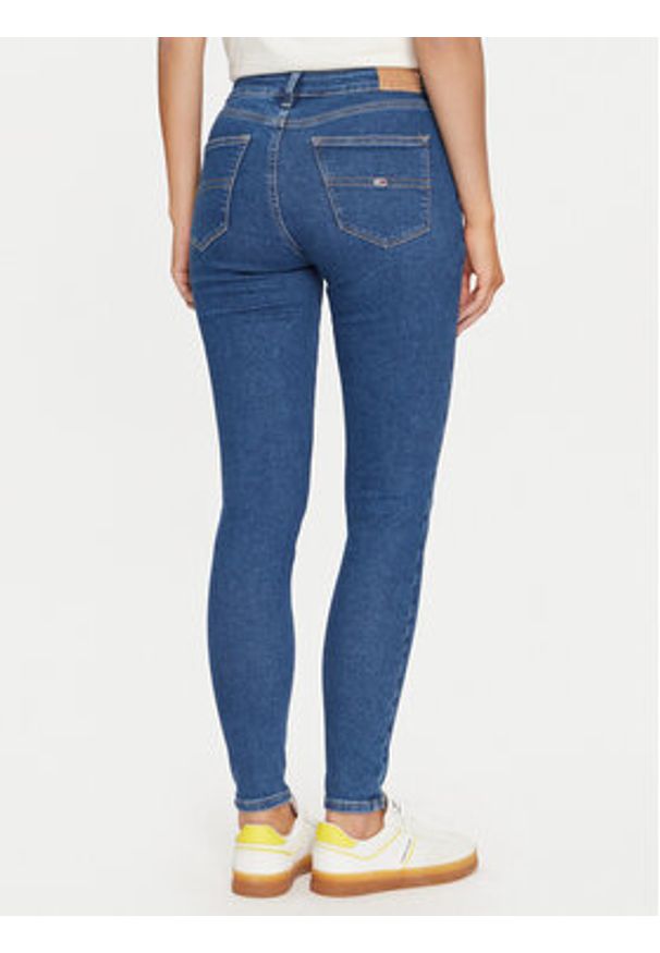Tommy Jeans Jeansy Nora DW0DW19667 Niebieski Skinny Fit. Kolor: niebieski