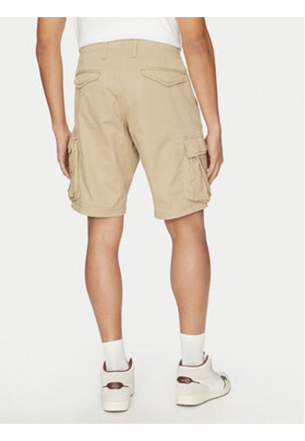 GAP - Gap Szorty materiałowe 880822-00 Khaki Relaxed Fit. Kolor: brązowy. Materiał: bawełna