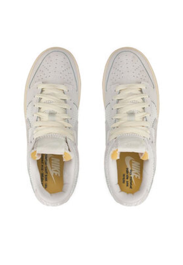 Nike Sneakersy Dunk Low HF4297 001 Biały. Kolor: biały. Materiał: mesh, materiał