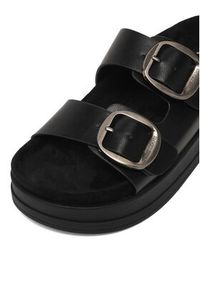 Guess Jeans Klapki CWBEO-HY62273-6 Czarny. Kolor: czarny. Materiał: skóra #5