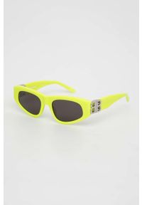 Balenciaga okulary przeciwsłoneczne damskie kolor zielony. Kolor: zielony #4