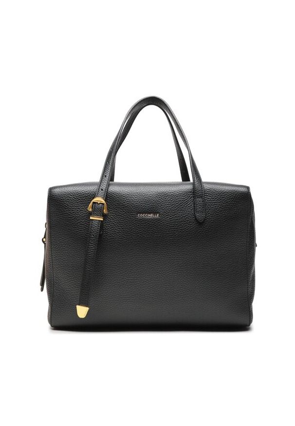 Coccinelle Torebka N15 Coccinellegleen E1 N15 11 05 01 Czarny. Kolor: czarny. Materiał: skórzane