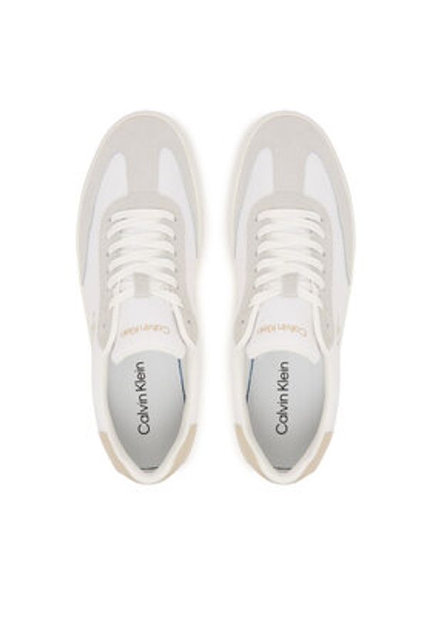 Calvin Klein Sneakersy Low Prof Cupsole Cv HM0HM02236 Biały. Kolor: biały. Materiał: materiał