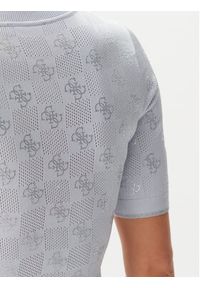 Guess Sweter W5GR20 Z3D60 Niebieski Regular Fit. Kolor: niebieski. Materiał: wiskoza #5