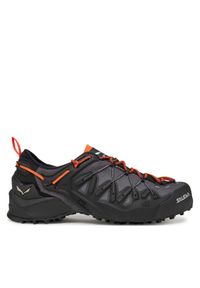 Salewa Trekkingi Wildfire Edge GTX 0000061375 Czarny. Kolor: czarny. Materiał: skóra, zamsz. Sport: turystyka piesza #1