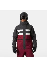 Kurtka narciarska Helly Hansen ULLR D Fram. Kolor: szary, czarny, brązowy, wielokolorowy. Sezon: zima. Sport: narciarstwo #1
