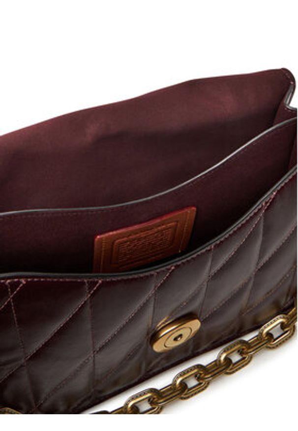 Coach Torebka Tabby CAF55 Fioletowy. Kolor: fioletowy. Materiał: skórzane