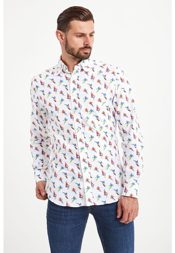 Emanuel Berg - KOSZULA EMANUEL BERG. Okazja: na co dzień. Styl: elegancki, casual