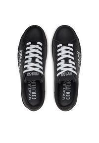 Versace Jeans Couture Sneakersy 78YA3SKC Czarny. Kolor: czarny. Materiał: skóra #3