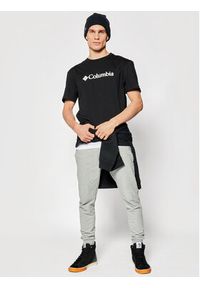 columbia - Columbia T-Shirt CSC Basic Logo EM2180 Czarny Regular Fit. Kolor: czarny. Materiał: bawełna #5