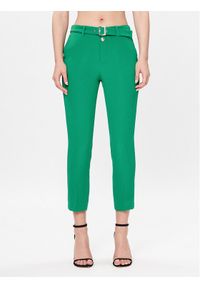 Liu Jo Spodnie materiałowe WA3188 T7896 Zielony Slim Fit. Kolor: zielony. Materiał: syntetyk