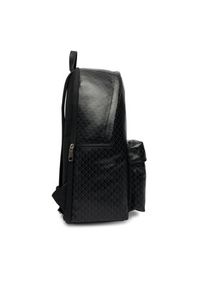 Calvin Klein Plecak Emblem Aop Coated Backpack LV04D3313G Czarny. Kolor: czarny. Materiał: materiał #2