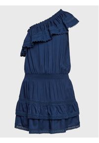 Melissa Odabash Sukienka letnia Debbie Granatowy Regular Fit. Kolor: niebieski. Materiał: wiskoza. Sezon: lato #6