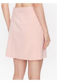 Moss Copenhagen Spódnica mini 17503 Różowy Basic Fit. Kolor: różowy. Materiał: len #5