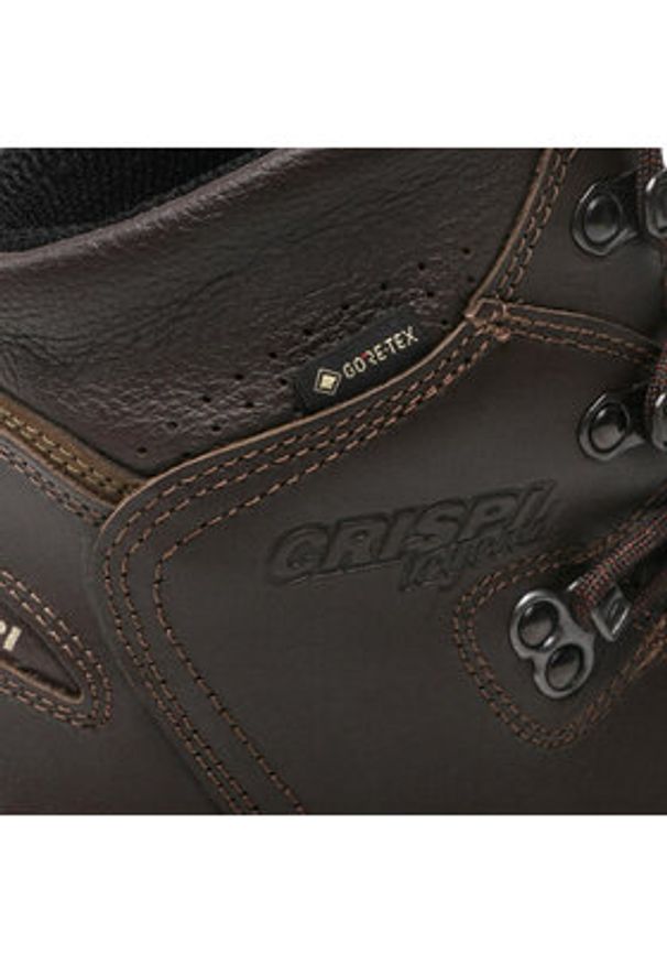 Crispi Trekkingi Kanada Evo Gtx GORE TEX CF47454000 Brązowy. Kolor: brązowy. Materiał: skóra. Technologia: Gore-Tex. Sport: turystyka piesza