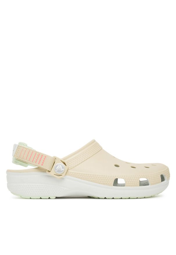 Crocs Klapki Classic Turbo Clog 211287 Beżowy. Kolor: beżowy
