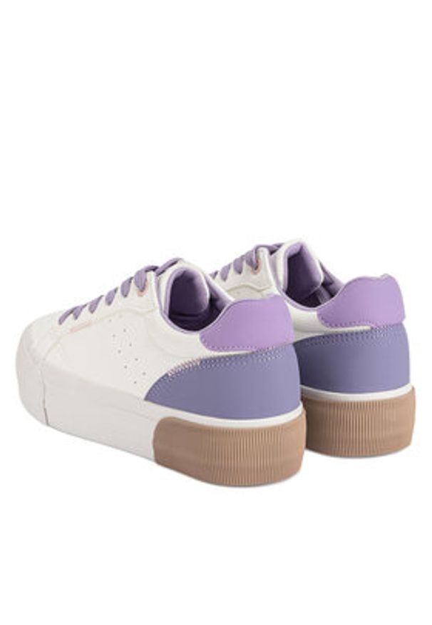 Jenny Fairy Sneakersy WFA3025-1 Biały. Kolor: biały. Materiał: skóra