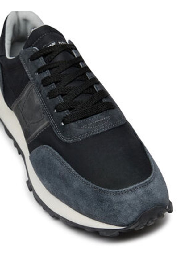 Philippe Model Sneakersy TILU W001 MONDIAL Czarny. Kolor: czarny. Materiał: zamsz, skóra