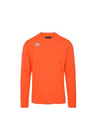 Jersey Kappa Dovol. Kolor: pomarańczowy. Materiał: jersey. Długość rękawa: długi rękaw. Sport: fitness