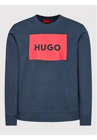 Hugo Bluza Duragol222 50467944 Granatowy Regular Fit. Kolor: niebieski. Materiał: bawełna #2