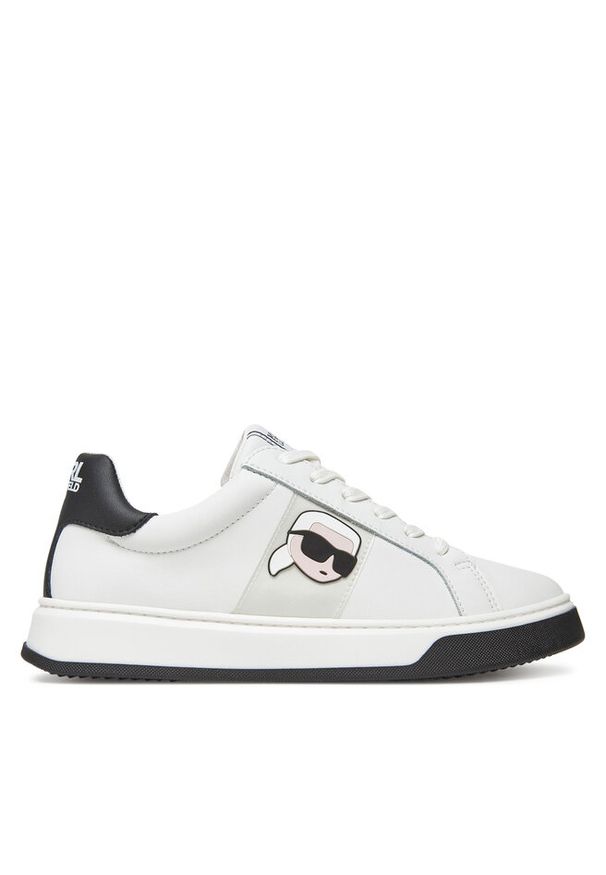 Sneakersy Karl Lagerfeld Kids. Kolor: biały