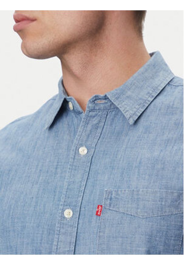Levi's® Koszula 86624-0062 Niebieski Standard Fit. Kolor: niebieski. Materiał: bawełna