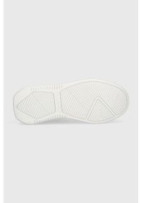 Karl Lagerfeld sneakersy skórzane ELEKTRO kolor biały. Nosek buta: okrągły. Zapięcie: sznurówki. Kolor: biały. Materiał: skóra #2