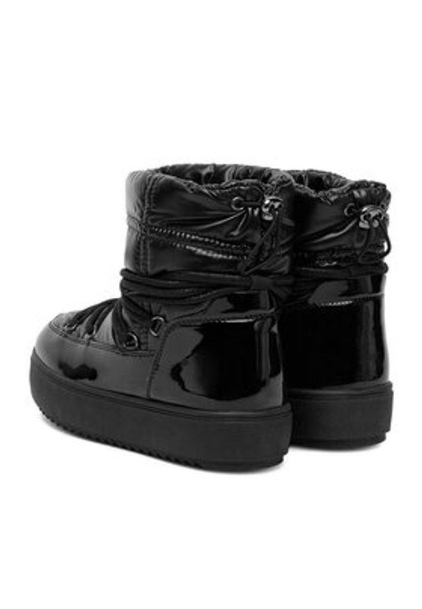 DeeZee Śniegowce HY221202 Czarny. Kolor: czarny. Materiał: materiał