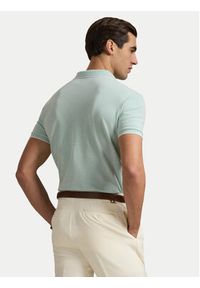 Polo Ralph Lauren Polo 710963494005 Zielony Custom Slim Fit. Typ kołnierza: polo. Kolor: zielony. Materiał: bawełna #4