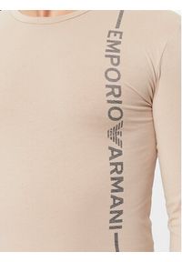 Emporio Armani Underwear Longsleeve 111023 3F523 10950 Beżowy Regular Fit. Kolor: beżowy. Materiał: bawełna. Długość rękawa: długi rękaw