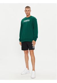 Adidas - adidas Bluza All SZN Fleece Graphic IJ9440 Zielony Loose Fit. Kolor: zielony. Materiał: bawełna