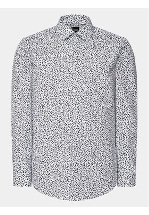 BOSS - Boss Koszula H-Hank 50512664 Niebieski Slim Fit. Kolor: niebieski. Materiał: bawełna