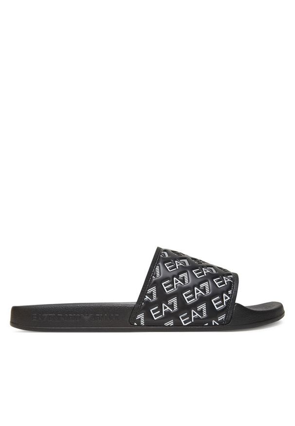 Klapki EA7 Emporio Armani. Kolor: czarny