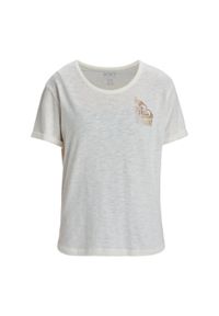 Roxy - Koszulka z krótkim rękawem dla Kobiety OCEANWAVE REGULAR. Kolor: biały. Materiał: poliester, bawełna, dzianina. Długość rękawa: krótki rękaw. Długość: krótkie #1