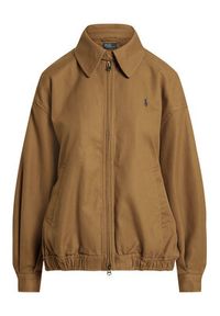 Polo Ralph Lauren Kurtka przejściowa 211A96311003 Beżowy Oversize. Typ kołnierza: polo. Kolor: beżowy. Materiał: bawełna #4