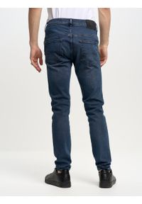 Big-Star - Spodnie jeans męskie skinny Deric 583. Okazja: na co dzień. Kolor: niebieski. Styl: casual