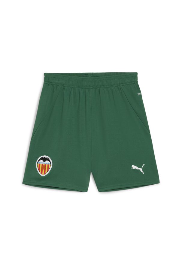 Puma - Młodzieżowe szorty Valencia CF 24/25 PUMA Vine Rickie Orange Green. Kolor: wielokolorowy, pomarańczowy, zielony. Sport: piłka nożna