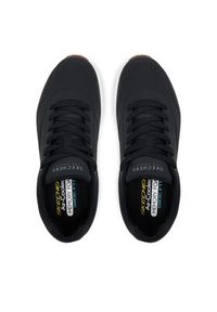 skechers - Skechers Sneakersy UNO STAND ON AIR 52458W/BLK Czarny. Kolor: czarny. Materiał: skóra