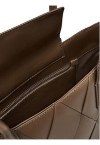 Calvin Klein Torebka Ck Woven Medium Shopper K60K612994 Brązowy. Kolor: brązowy. Materiał: skórzane #3