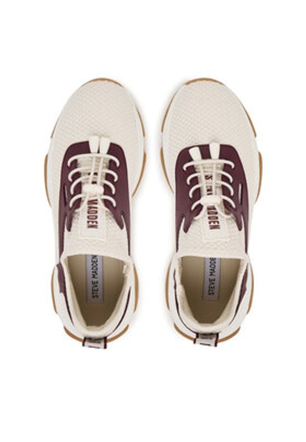 Steve Madden Sneakersy Match-E SM11004643 Beżowy. Kolor: beżowy. Materiał: materiał
