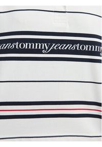 Tommy Jeans Polo DW0DW23145 Biały Regular Fit. Typ kołnierza: polo. Kolor: biały. Materiał: bawełna #4