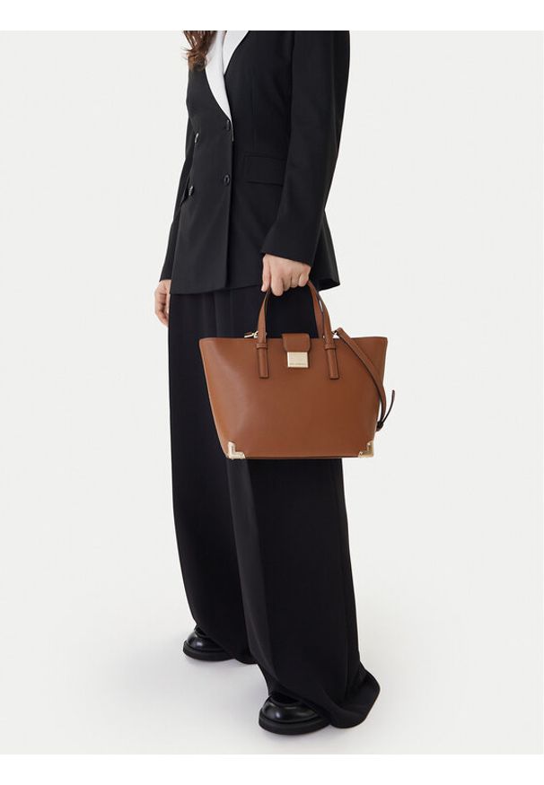 Karl Lagerfeld - KARL LAGERFELD Torebka B1W30256 Brązowy. Kolor: brązowy. Materiał: skórzane