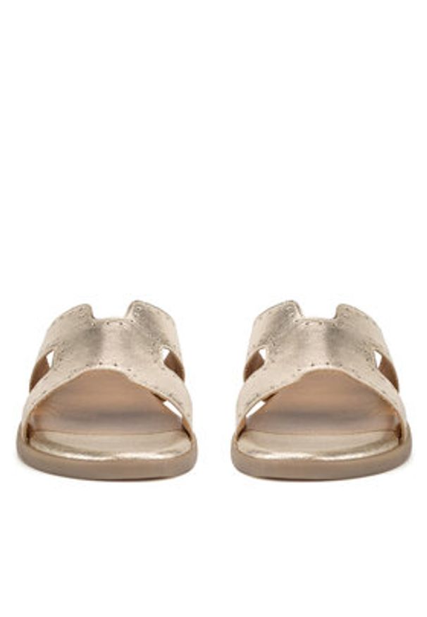 Lasocki Klapki WI16-FOXI-74 Złoty. Kolor: złoty. Materiał: skóra