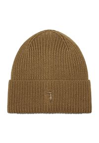 Trussardi Jeans - Czapka Trussardi. Kolor: brązowy #1