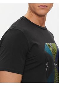 Armani Exchange T-Shirt 3DZTJK ZJE6Z 1200 Czarny Regular Fit. Kolor: czarny. Materiał: bawełna #5