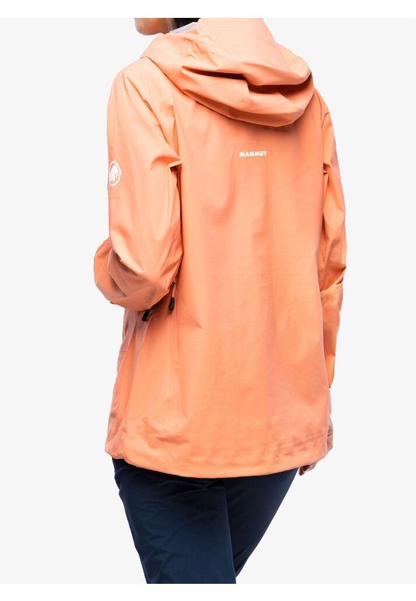 Kurtka z membraną damska Mammut Taiss HS Hooded Jacket. Kolor: pomarańczowy